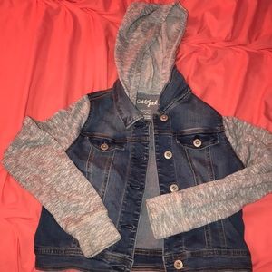 a jean jacket.  in great condition.